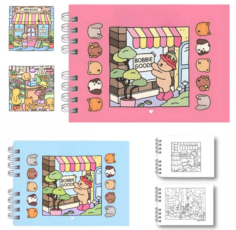 Kit Livro Bobbie Goods Capa Dura + 120 Canetas Touch