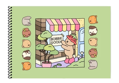 Livro Verde Bobbie Goods Original Capa Dura 50 Páginas